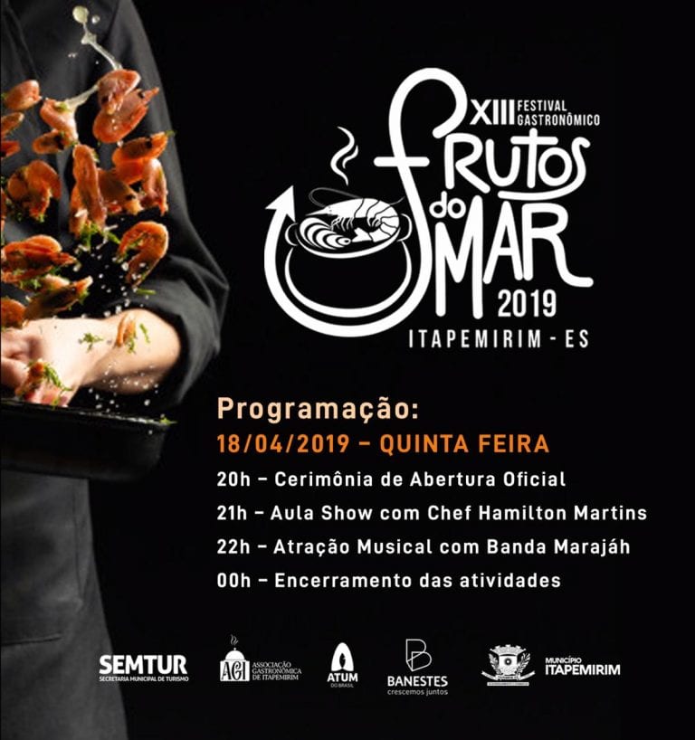 Nesta quinta (18) começa o Festival de Frutos do Mar em Itaipava com show da Banda Marajah