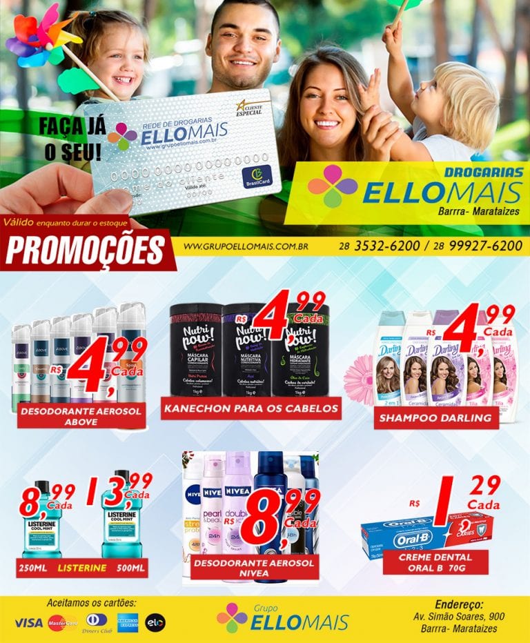 Confira as promoções da Drogarias ELLOMAIS em Marataízes