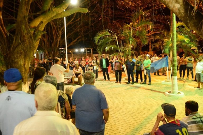 Marataízes inaugura Praça no bairro Pedrolândia, em Lagoa Funda