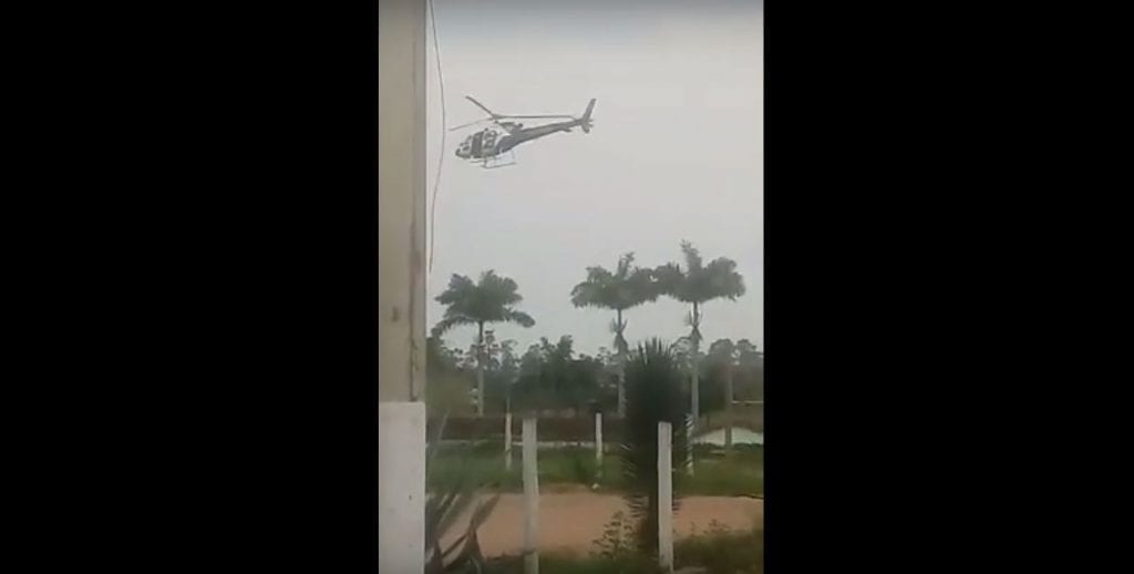 Polícia Militar usa helicóptero para encontrar sequestrador de Viviane Scherrer em Itapemirim