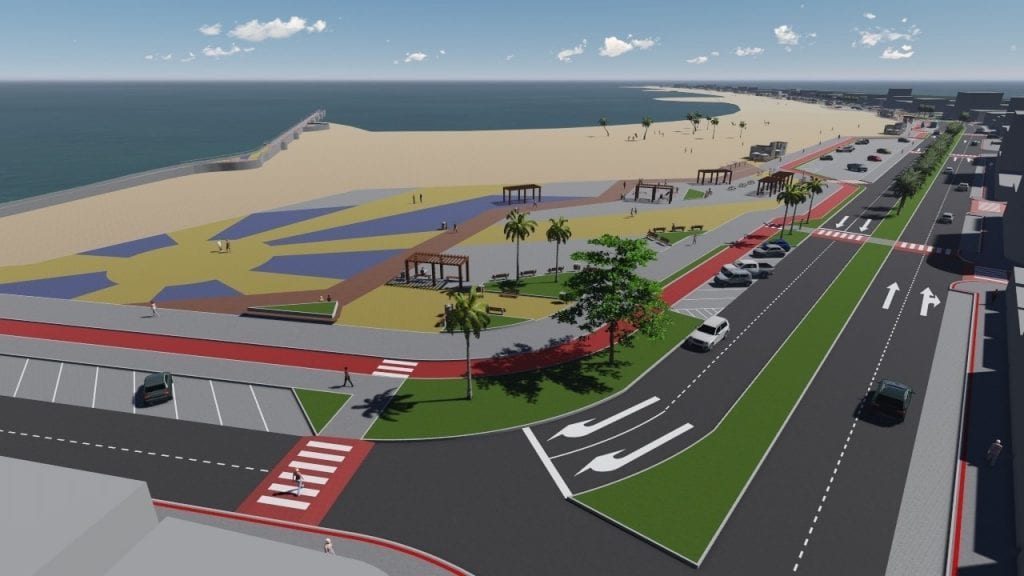 Arquiteta urbanista sugere arborização na obra da praia central de Marataízes 
