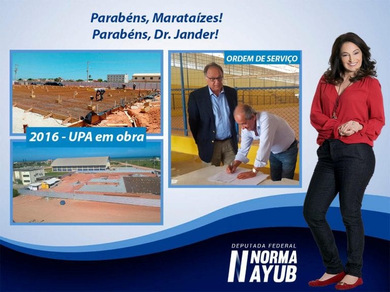 Norma Ayub parabeniza ex-prefeito de Marataízes