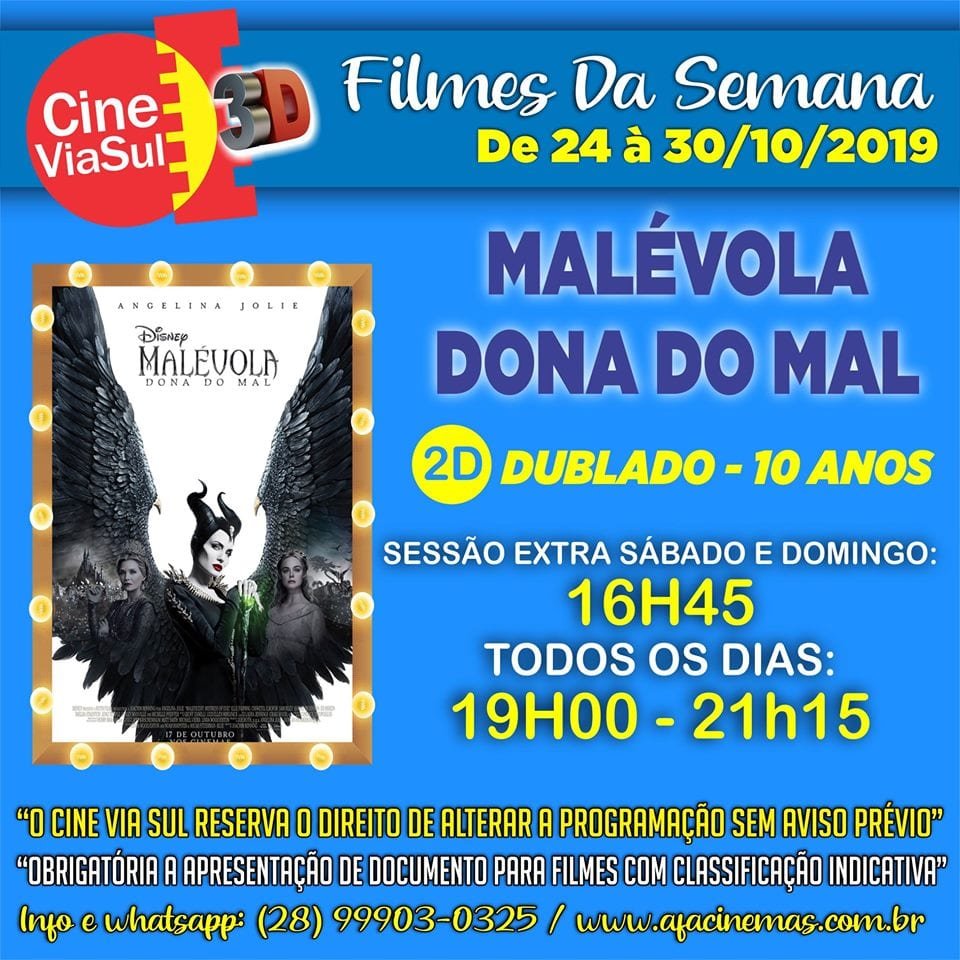 Veja os filmes em Cartaz no Cine Via Sul em Marataízes