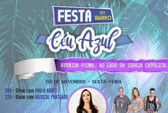 A Festa do Bairro Céu Azul em Piúma será na próxima semana (8)