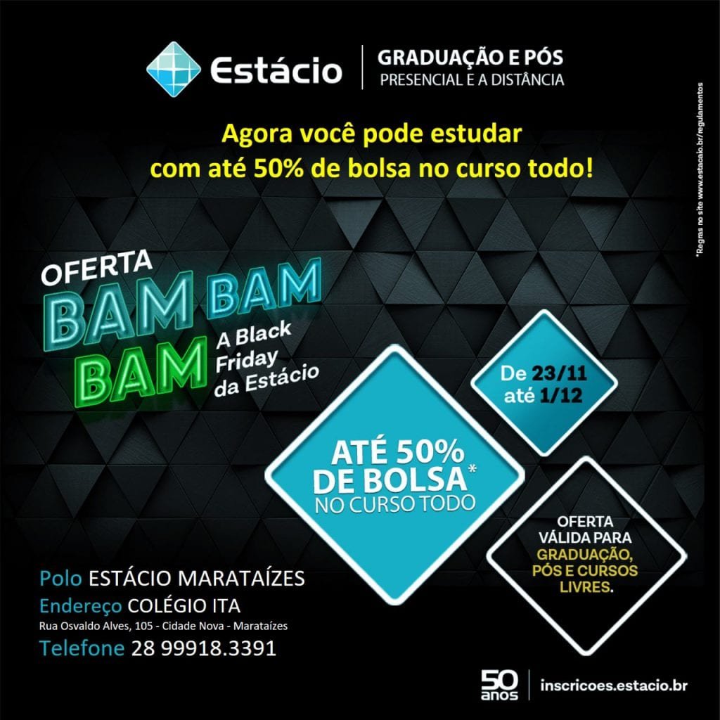 Black Friday - Estácio Polo Marataízes