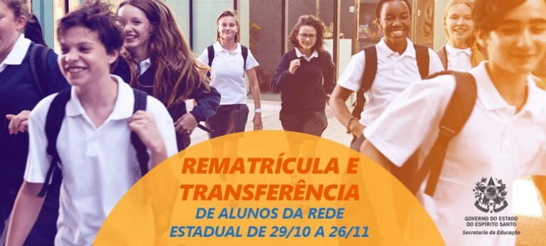 Rematrícula e Transferência na Rede Estadual terminam nesta terça-feira (26)