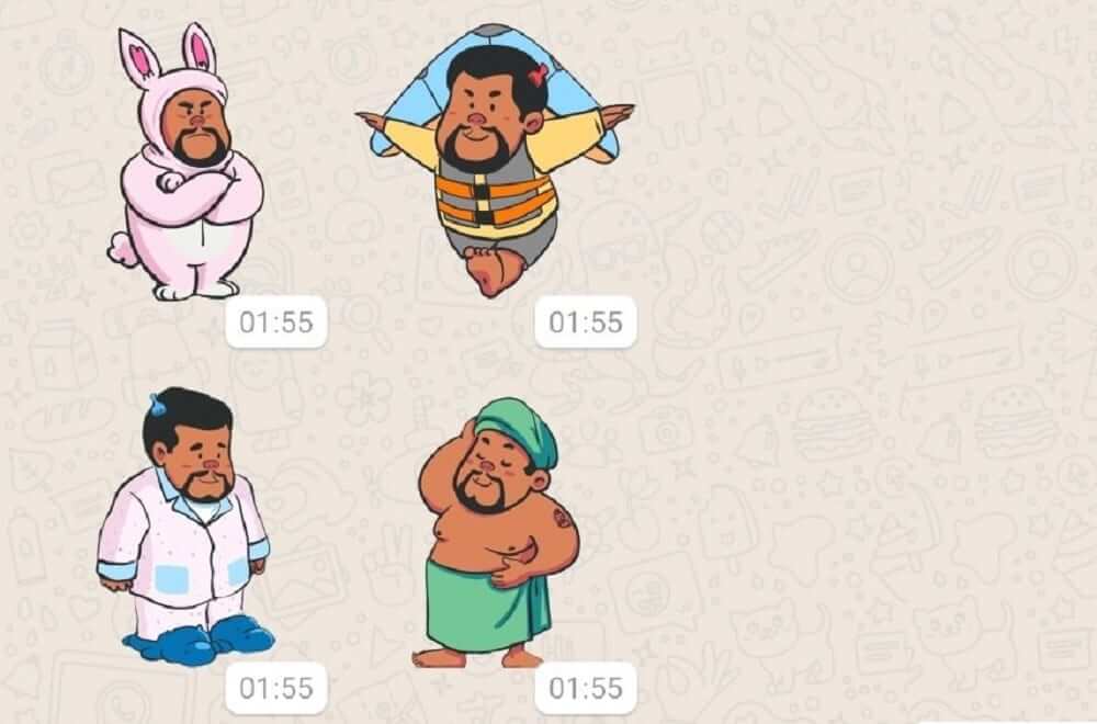 figurinhas de whatsapp do Babu