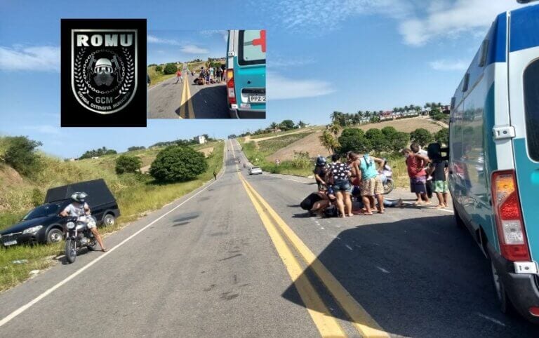 Assaltante derruba moradora em moto na rodovia de Jacarandá em Marataízes