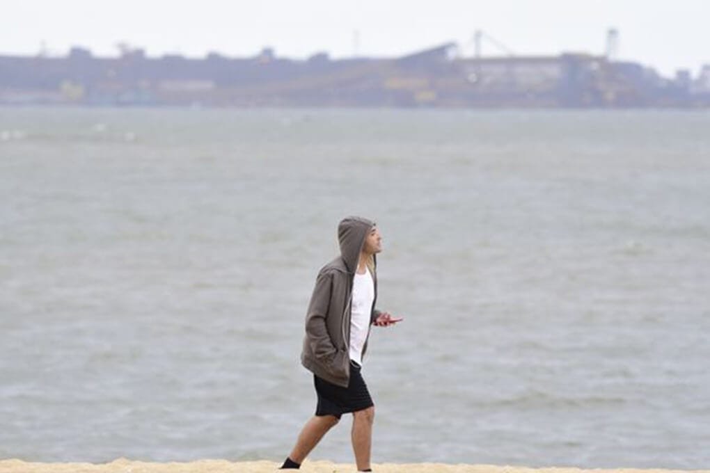 Frente fria deve chegar na sexta e trazer chuva para o fim de semana no ES