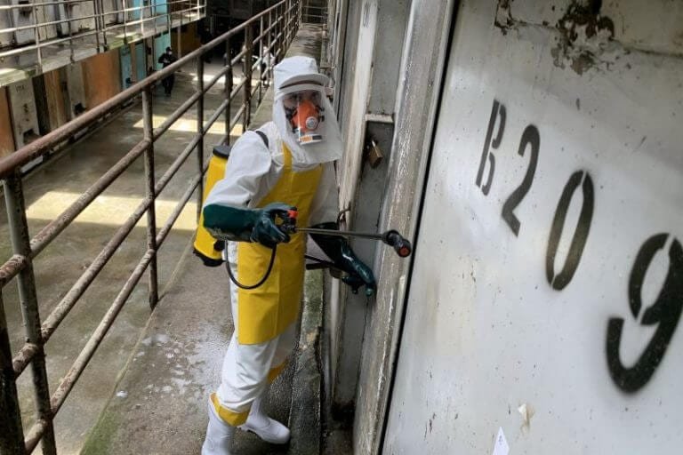 Saúde doenças coronavírus desinfecção higienização cadeias penitenciárias presídios prevenção pandemia epidemia contaminação contágio (sistema carcerário do Pará)