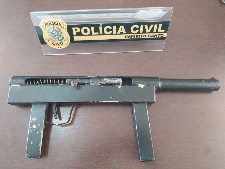 Policiais civis prendem suspeito por posse ilegal de arma de fogo em Linhares