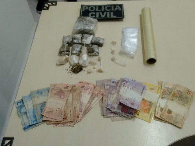 Suspeito de tráfico de drogas é preso em flagrante por policiais civis em Dores do Rio Preto
