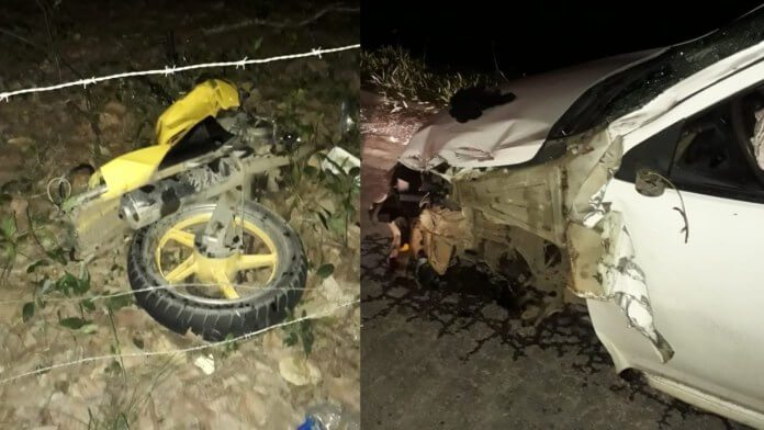 Motociclista morre após ser atingido por carro na contramão na Rodovia do Frade em Itapemirim