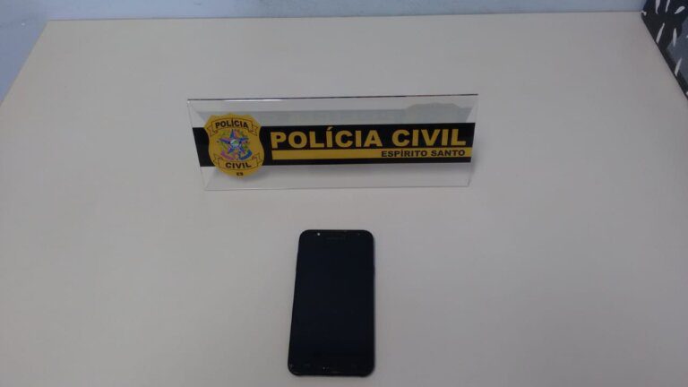 Celular furtado em Cachoeiro de Itapemirim é recuperado por policiais civis em Guaçuí