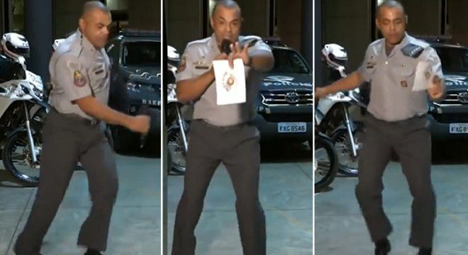 Capitão da PM dança em live solidária e vídeo viraliza