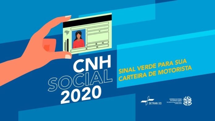 Inscrições para 2ª fase do CNH Social 2020 terminam nesta quarta-feira (07)