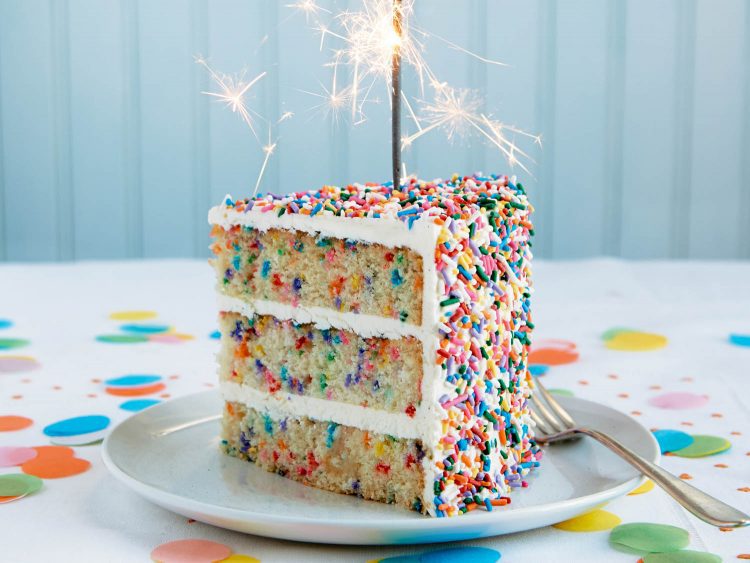 desejar feliz aniversário com bolo