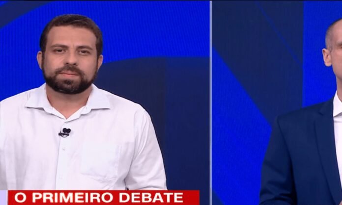 Assista ao primeiro debate entre Bruno Covas e Guilherme Boulos
