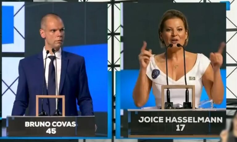 Joice declara apoio a Covas em São Paulo