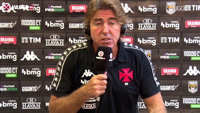 Sá Pinto fala do pouco tempo de treinos no Vasco