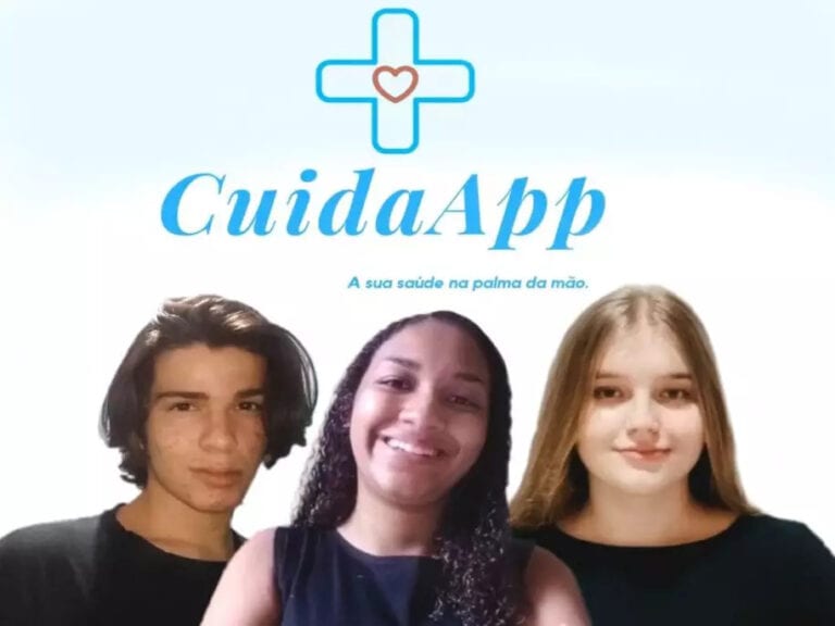 Alunos de escola em Rio Novo criam APP para informar sobre automedicação