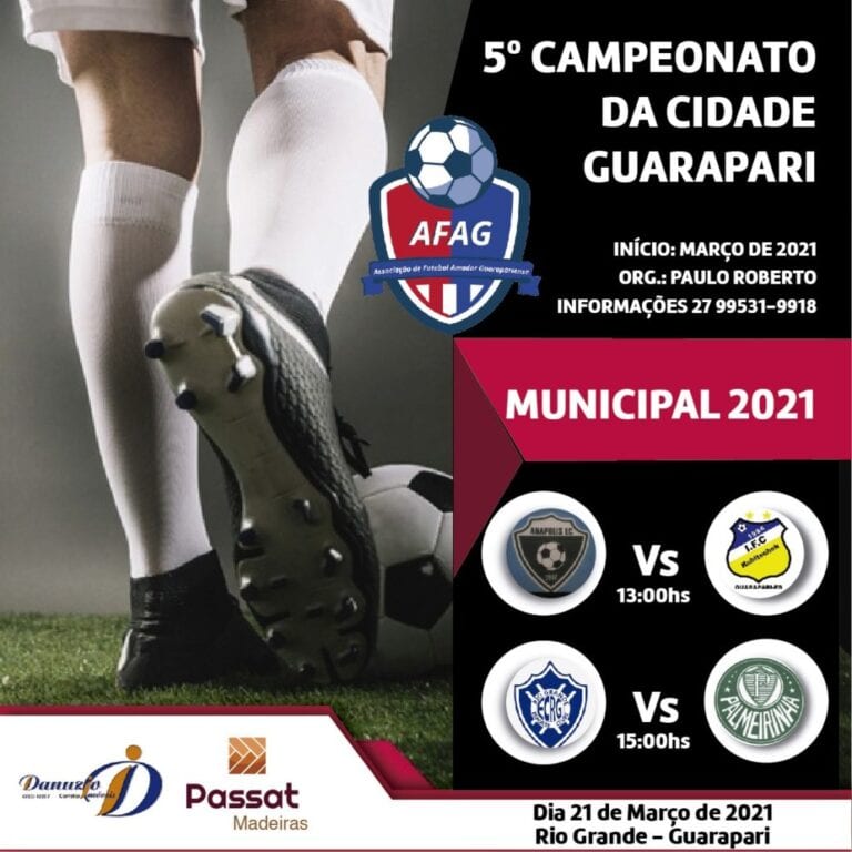 Campeonato de futebol é adiado por causa de quarentena em Guarapari