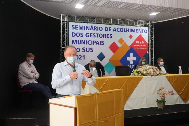 Governador participa de abertura do seminário de acolhimento dos gestores municipais de saúde