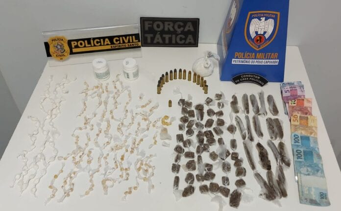 Operação conjunta prende cinco suspeitos e apreende drogas em Pinheiros 