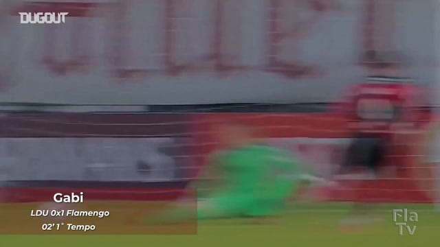 Confira os gols do Flamengo na vitória diante da LDU, em Quito