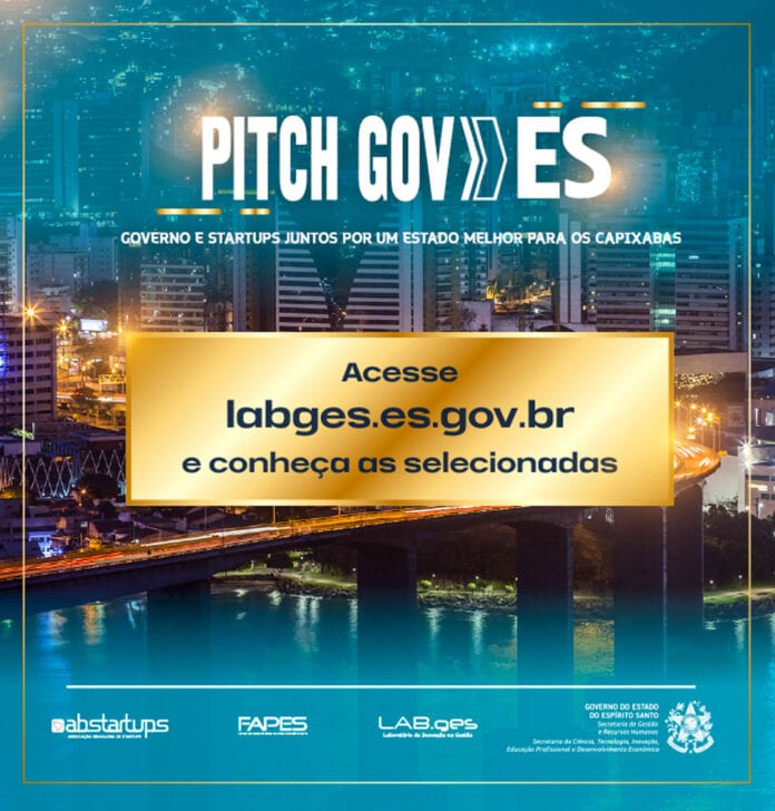 Governo do Estado anuncia as startups vencedoras do Programa Pitch Gov.ES