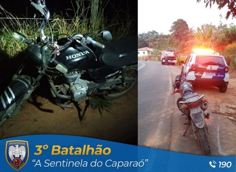 Polícia recupera motos furtadas em São José do Calçado