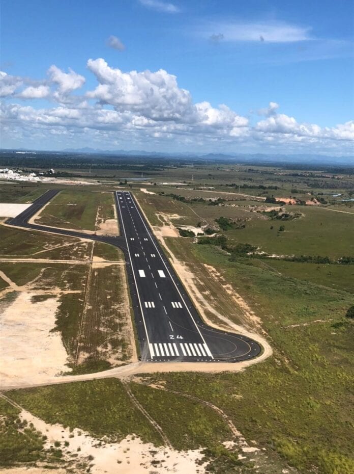 Governo do ES conclui obras da Pista do Aeroporto Regional de Linhares