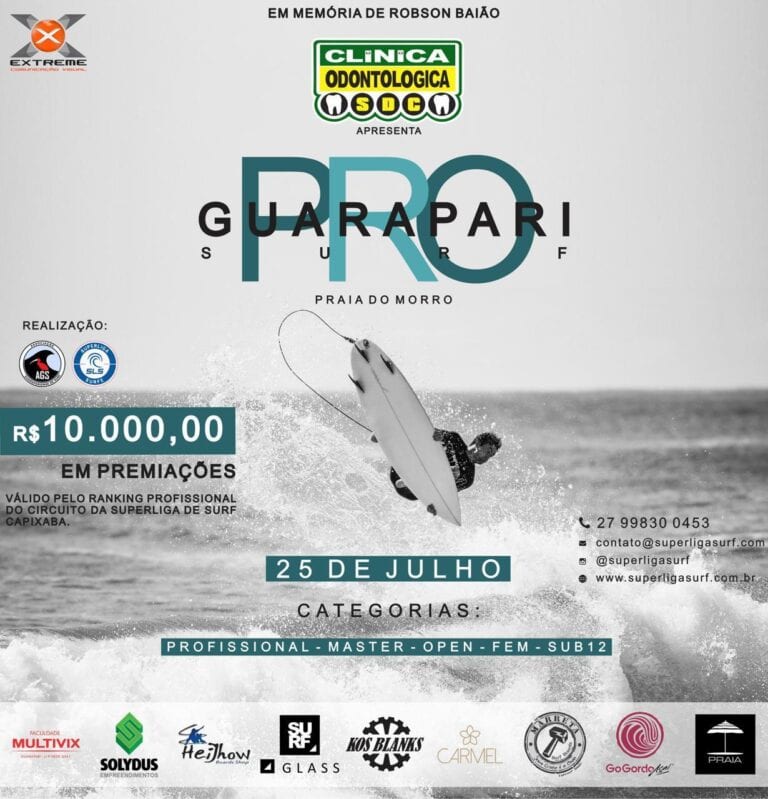 Campeonato de Surf agita Guarapari em memória de Robson Baião