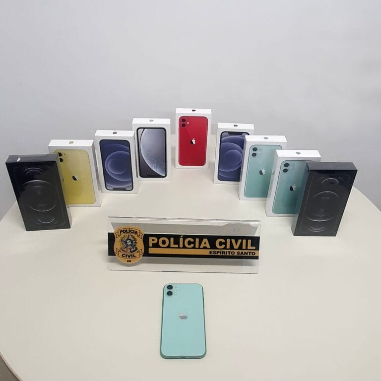 Polícia Civil recupera aparelhos iPhone roubados de distribuidora de São Paulo 