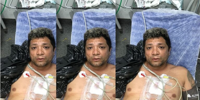 MENTIROSO: deu nome falso no Hospital, mas  foi preso em flagrante depois de levar um tiro após anunciar um assalto a um adjvogado em Anchieta