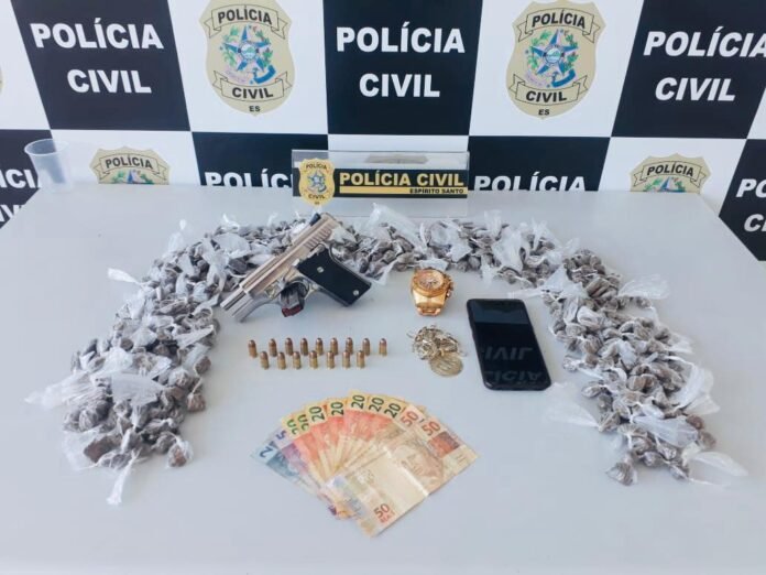 PCES prende suspeito de assassinar motoboy que entregava lanches na Serra