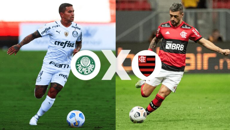 Dudu e Arrasceta duelam por protagonismo técnico em Palmeiras x Flamengo