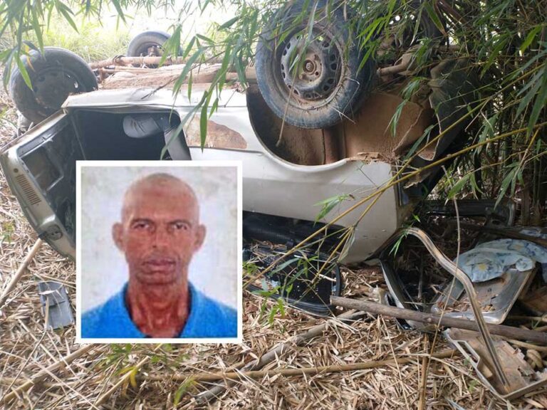 Homem morre em acidente em Ponte de Itabapoana, em Mimoso do Sul