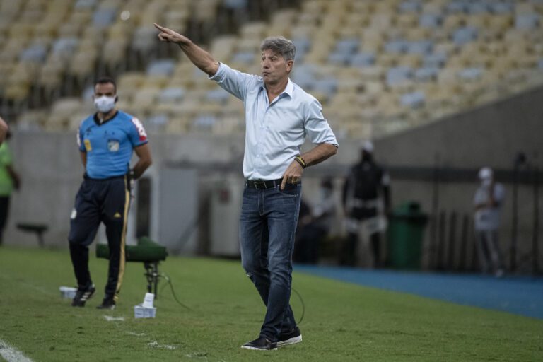 Renato Gaúcho comemora reencontro com ex-companheiro Jorginho