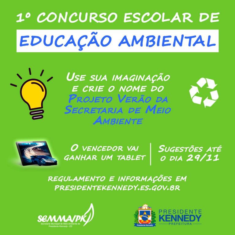 Prancheta-1-1024x1024 Presidente Kennedy promove 1º Concurso Escolar de Educação Ambiental