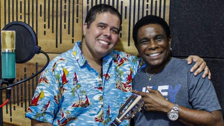 Compositor de Guarapari grava música com Neguinho da Beija-Flor