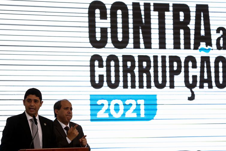 O ministro da Controladoria-Geral da União (CGU), Wagner Rosário, participa de evento alusivo ao Dia Internacional Contra a Corrupção,no Palácio do Planalto