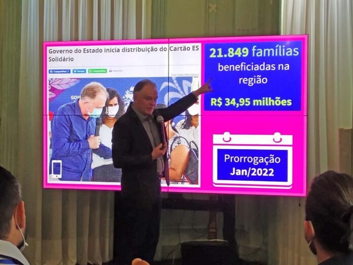 Casagrande destaca os momentos difíceis do governo em conversa com jornalistas