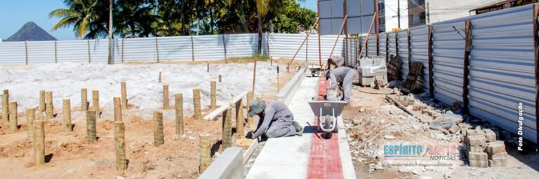 Piúma | Obras do complexo esportivo estão em ritmo acelerado