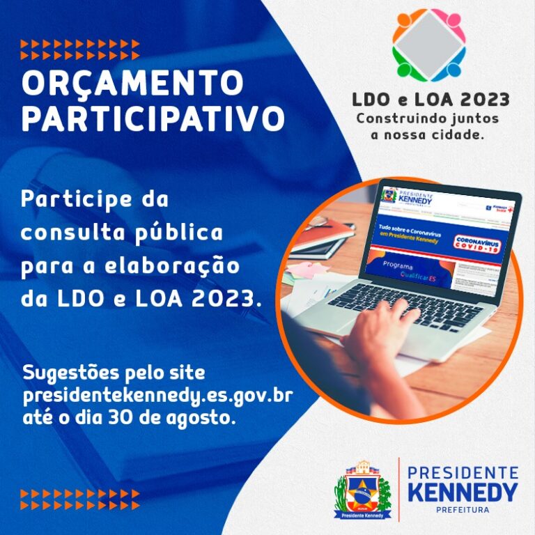 Orçamento participativo: Prefeitura começa a receber propostas e reivindicações da população para elaborar LDO e LOA 2023