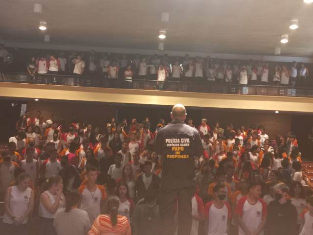 Polícia Civil: Programa ‘Papo de Responsa’ realiza palestras nas escolas da Grande Vitória