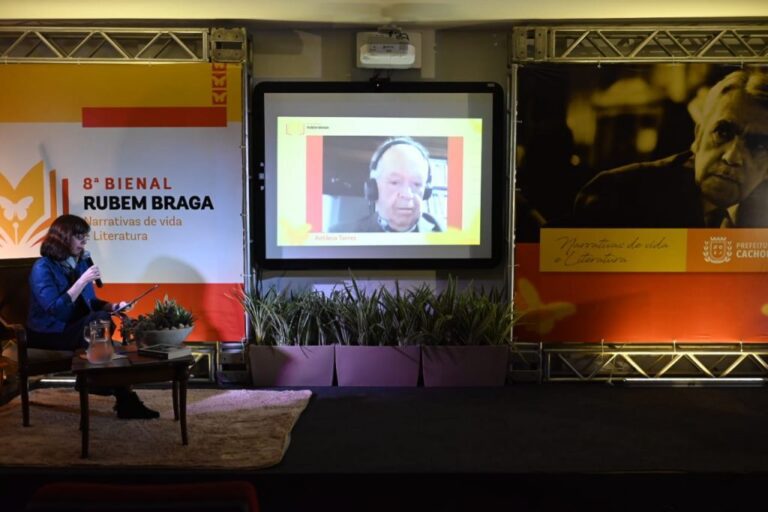 Bienal Rubem Braga abriu programação on-line com participação de escritor renomado