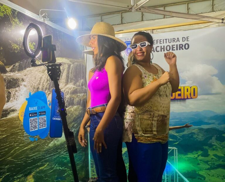 Visitantes podem gravar vídeos em formato 360º durante a Exposul Rural