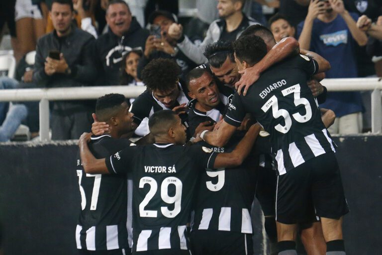 Botafogo vence o Coritiba em casa e dorme na parte de cima da tabela do Brasileirão