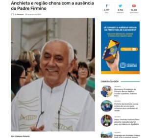 Anchieta: Padre Firmino Costa é transferido para Bahia